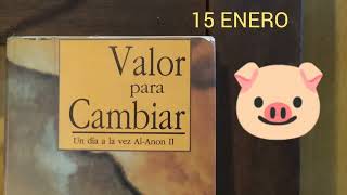 📙VALOR para Cambiar📖 Lectura ENERO  💫Autoayuda 12 pasos de recuperación Solo por hoy 151 [upl. by Anicul]