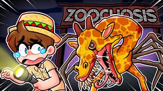 Entre a un ZOO de ANIMALES MUTANTES 😨🩸💀 SILVIOGAMER en ZOOCHOSIS el ZOOLOGICO del TERROR 💉 [upl. by Maurizia]