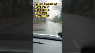 Farnborough driving test queens roundabout northcsmp to Aldershot  😍😍 driving drivingtest [upl. by Nyltiac]