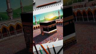 Easy kaaba drawing tutorial step by step kaaba kaabadrawing hajj2024 [upl. by Nosa]