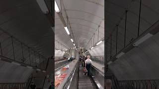 Holborn Station Underground Tunnel going down london [upl. by Rosario]