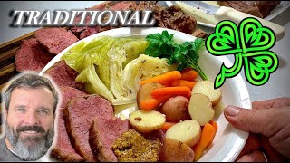 ☘️ Easy amp Delicious Corned Beef amp Cabbage St Patricks Day  Dutch Oven Corned Beef amp Cabbage [upl. by Leede]