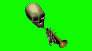 Doot Doot Skeleton  Greenscreen [upl. by Tali]