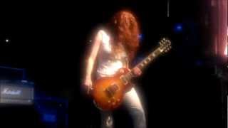 Gretchen Menn from Zepparella  Violin Bow on Electric Guitar  Cisco Live 2012 [upl. by Gayner]