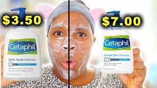 Cetaphil Daily Facial Cleanser vs Cetaphil Gentle Skin Cleanser DRUGSTORE CLEANSERS CETAPHIL [upl. by Riordan]