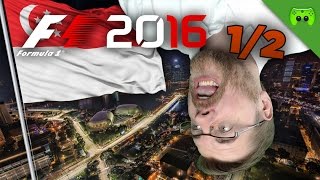 ÜBERSCHLAG  Singapur 12 🎮 F1 2016 43 [upl. by Aneehc]