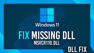 Fix msvcr110dll Missing Error  Windows 11 Simple Fix [upl. by Atinal]