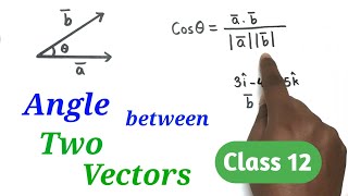 Angle between Two Vectors  Vector  Class 12 HSC  Science  Maths [upl. by Pisano]