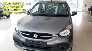 2021 Maruti Suzuki Celerio VXI MT Glistening Grey Colour Price 563 Lakh 2523 KML Mileage Specs [upl. by Assirahc]