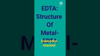 Complex Structure of MetalEDTA Complex form of Cobalt EDTA ion [upl. by Yelich]