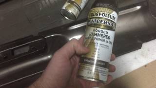 RustOleum Hammered vs RustOleum Forged Hammered Paint Review [upl. by Blum663]