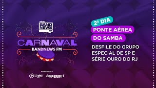 🔴🥁 CARNAVAL 2024  DESFILE DA SÉRIE OURO DO RJ E GRUPO ESPECIAL DE SP  10022024 [upl. by Dunkin]