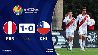 PERÚ vs CHILE 10  RESUMEN  CONMEBOL PREOLÍMPICO  FASE PRELIMINAR [upl. by Fabron]