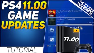 Installing PS4 Game Updates on 1100 Jailbreak [upl. by Aiepoissac]