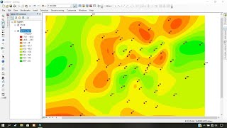 Spline Interpolation using ArcGIS [upl. by Brigida394]