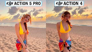 DJI Action 5 Vs DJI Action 4 Camera Test Comparison  Dji Action 5 Pro [upl. by Ferri897]