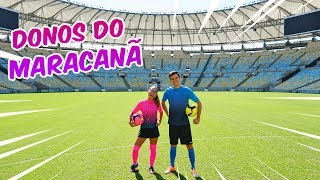 VIRAMOS DONOS DO MAIOR ESTÁDIO DE FUTEBOL DO BRASIL MARACANÃ [upl. by Hgiel]