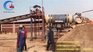 Zambia Rock coltan ore process plant with jaw crusher ball mill grinding machine [upl. by Tandie]