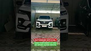 ALHAMDULILLAH TIBA DI TKP NEW FORTUNER 28 VRZ GR SPORT SUPER WHITE [upl. by Ylecic984]