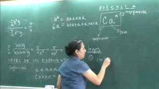 Exponentes en algebra parte 1 [upl. by Eiramnwad]