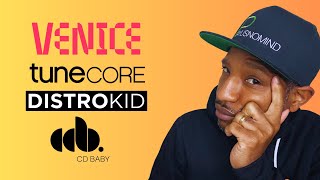 Distrokid vs Tunecore vs CD Baby vs Venice Music [upl. by Yesteb]