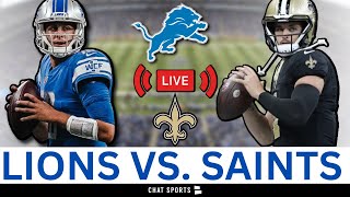 Lions vs Saints Live Streaming Scoreboard PlayByPlay Game Audio amp Highlights  NFL Week 13 [upl. by Osithe]