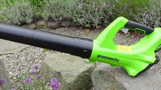 Greenworks 24V 100mph Axial Blower GWG24AB [upl. by Digdirb]