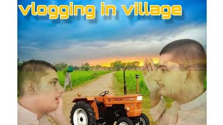 apany village ma vlog Bania full watch kro or mazy kro🙀🙀nishudaswal tractor [upl. by Bilow]