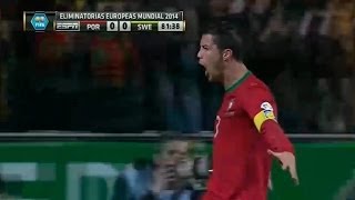 Suecia vs Portugal 23 All Goals amp Highlights 19112013 World Cup Qualification 2014 [upl. by Webber]