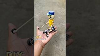 diy robot ski bertenaga  Gearbox ski robot toy diy toys mainan kreative tutorial robot [upl. by Nerhtak]