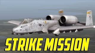 DCS A10C  Strike Mission [upl. by Attikin]