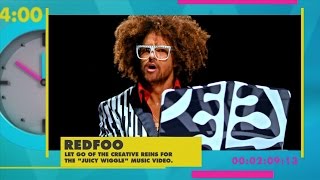 Redfoo Talks quotJuicy Wigglequot Music Video [upl. by Jennica]