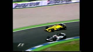 Hockenheim 2003 GP Verstappen nöyryyttää Fisichellaa [upl. by Akenihs]