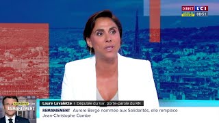 « Ce remaniement est une mascarade  » déclare Laure Lavalette [upl. by Ahsenre]