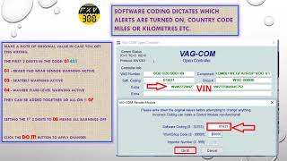 VW Polo Mk4 9N Turning Brake Pad warning on or off using VCDS [upl. by Notyalc]