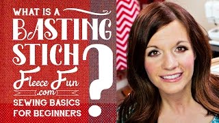 What is a basting stitch [upl. by Dranal]