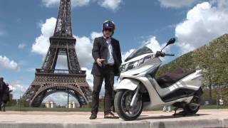 2012 Piaggio X10 full review by Tor Sagen in Paris [upl. by Notsgnal]