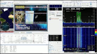 20231028 to 20231031 SSTV FM signal from International Space Station ISS at 1458 MHz [upl. by Anotyal]