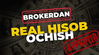 Real hisob ochish  Brokerdan royxatdan otish va depozit qilish haqida toliq instruksiya [upl. by Nobel878]