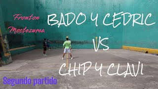 CLAVILLAZO Y CHIP VS BADO Y CEDRIC segundo partido CAJONES MOCTEZUMA [upl. by Nolek]