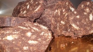 ricetta salame di cioccolato senza uova [upl. by Hahcim936]