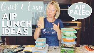 QUICK AND EASY AIP LUNCHES  AIP Lunch Ideas [upl. by Nalliuq399]