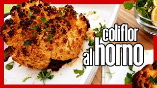 😋 Cómo Hacer COLIFLOR al HORNO ► Receta de COLIFLOR ASADA [upl. by Billat]