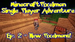 Pixelmon Minecraft Pokemon Adventure Episode 2 New Pixelmon Beta 2204 [upl. by Ashti]