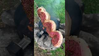 Rotisserie Picanha with Charred Garlic Chimichurri  Over The Fire Cooking by Derek Wolf [upl. by Teryl281]