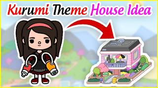 Aesthetic Kurumi Theme House Idea in Toca Life World  Toca Amore TV [upl. by Thaddaus]