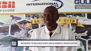 IMPORTANT TO BALANCE SPORT AND ACADEMICS ROGER HARPER [upl. by Quickman501]