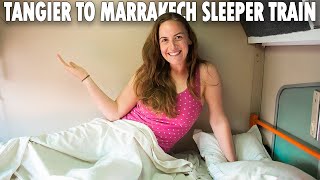 Morocco Train Vlog ONCF Sleeper Train from Tangier to Marrakech [upl. by Eenttirb]