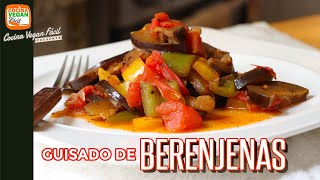 Sólo necesitas 2 berenjenas para hacer este delicioso guisado  Cocina Vegan Fácil [upl. by Calandra571]