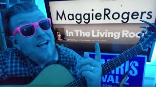 How To Play In The Living Room  Maggie Rogers Guitar Tutorial Beginner Lesson [upl. by Shuma]